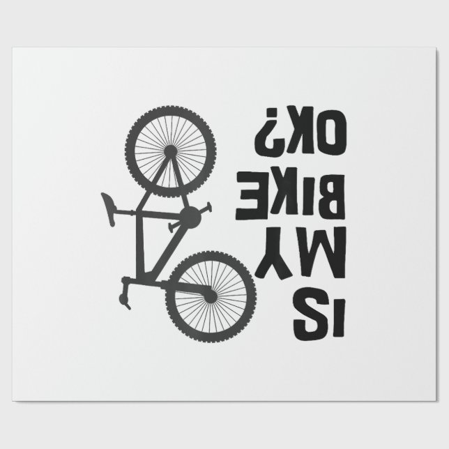 Är min bike okej, kul Mountain Bike? Presentpapper (Platt)