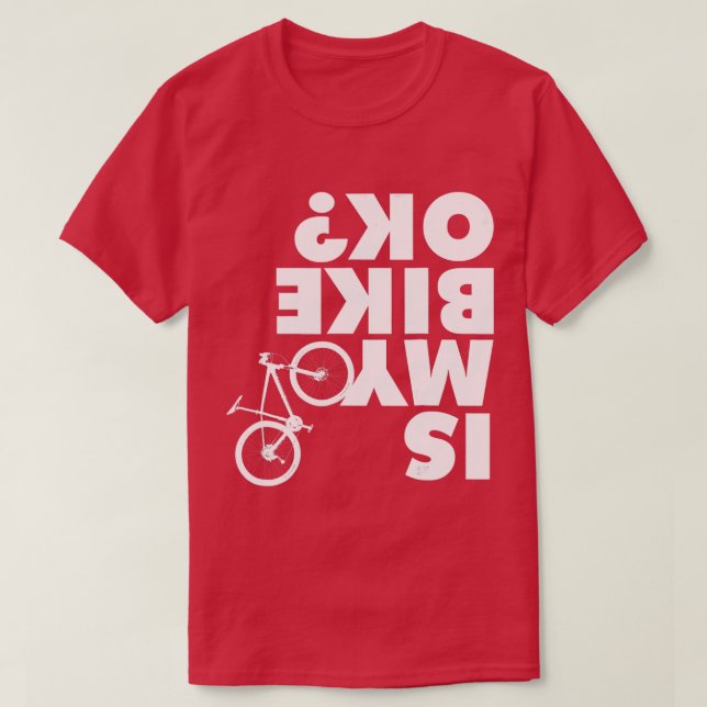 Är min bike okej, kul Mountain Bike? T Shirt (Design framsida)