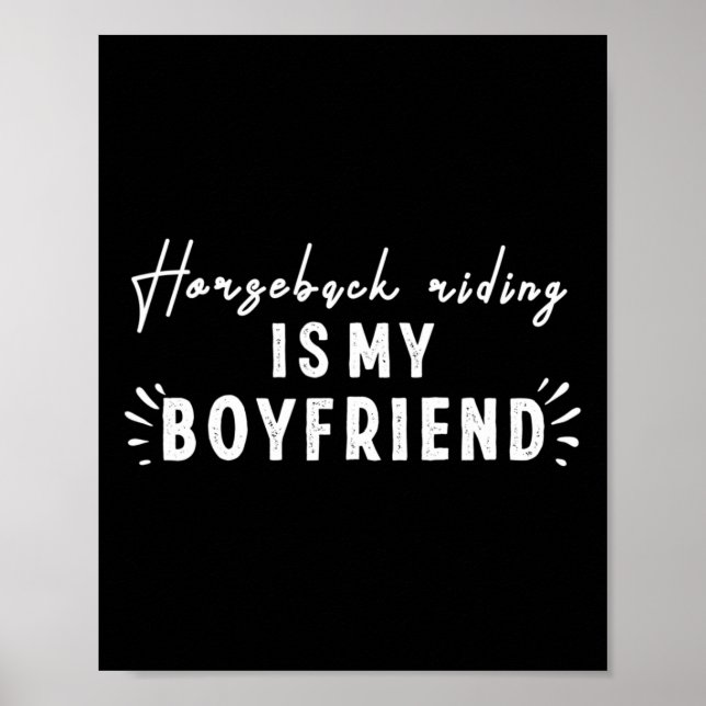  är min boyvän Funny design Poster (Framsidan)