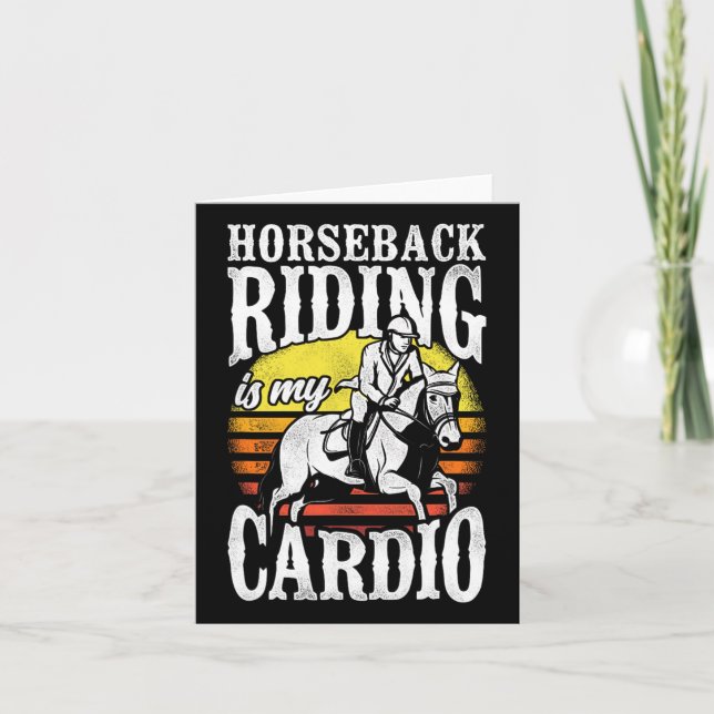  är min cardio Equestrian Equitatio Kort (Framsida)