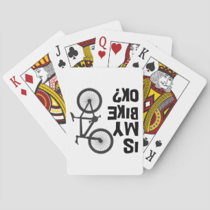 Är Min Cykel OK Rolig Mountainbike Casinokort