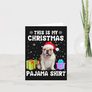 Är min engelska julbulldog Hund Pajama Puppy L Kort