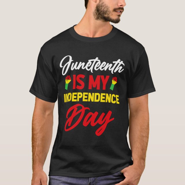 Är min Independence day 1 T Shirt (Framsida)