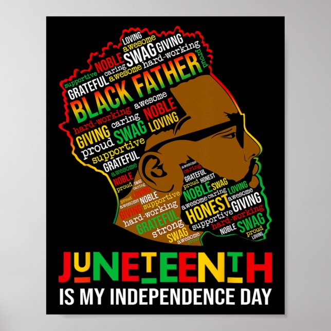 Är min Independence day Black Kung Fars dag Poster (Framsidan)