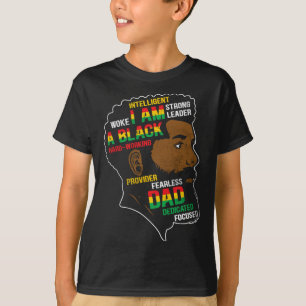 Är min Independence day Black Pappa Fars dag Manar T Shirt