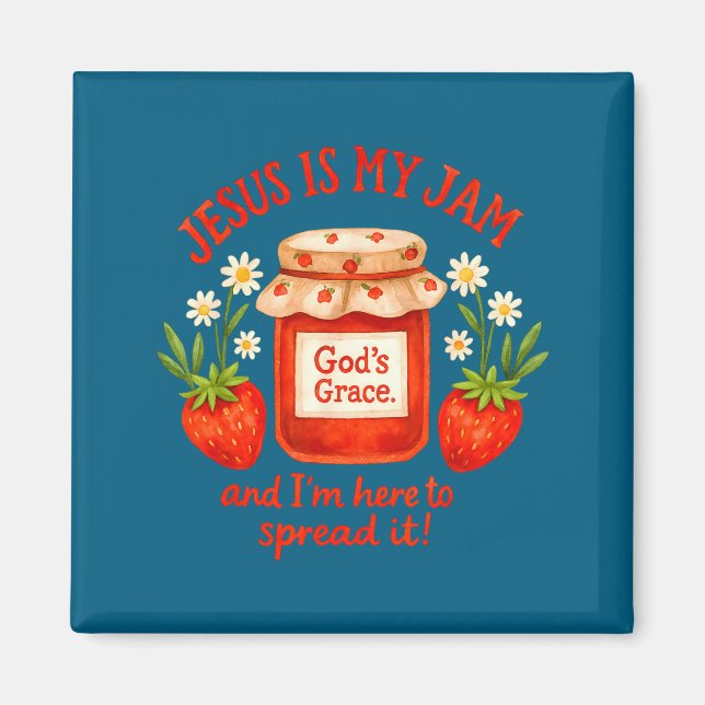 Är Min Jesus Sylt Kristet Trosbekännelse Magnet (Framsidan)