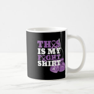 Är Min Kamp Alzheimerheimer Kämpe Stöd Stark Kaffemugg