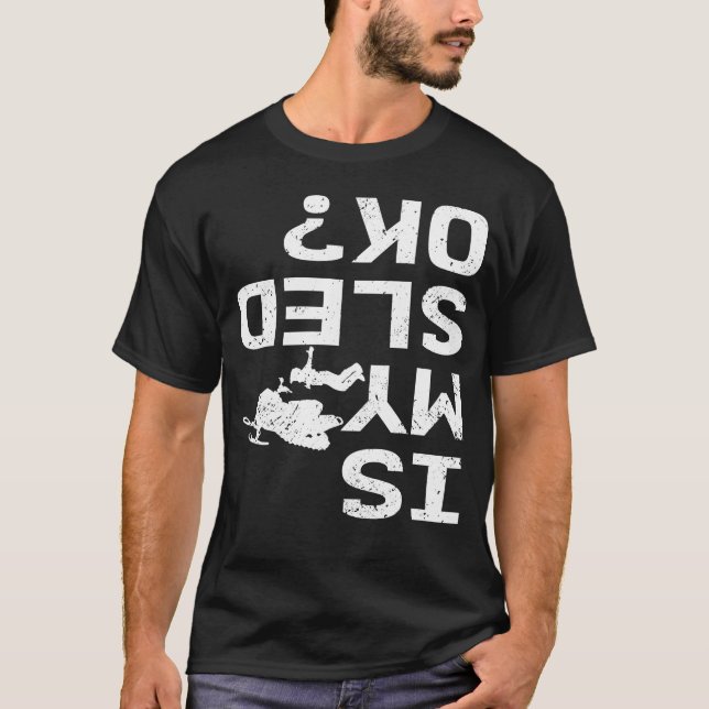 Är min ledade Snö-skada orsakad av motorsåld T Shirt (Framsida)