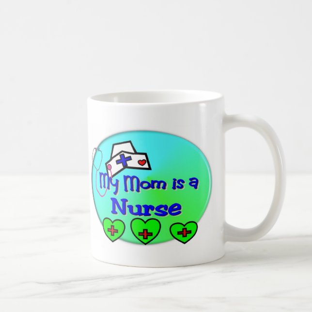 "Är MIN MAMMA en sjuksköterska" för Kaffemugg (Höger)