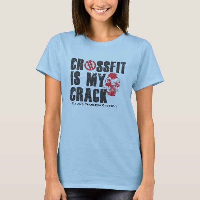 är min oförskräckt spricka - som är färdig och tee shirt (Framsida)