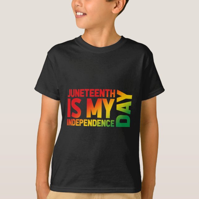 Är min övertoningsgrafik i Independence day? T Shirt (Framsida)