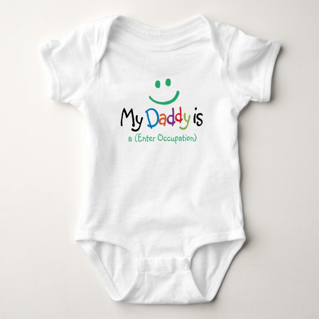 "Är min pappa…", Barnkläder Tee Shirt (Framsida)