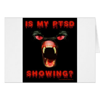 Är min PTSD visningen? Hälsningskort