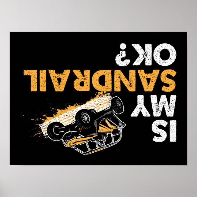 Är min sandrulle okej? Lönsam upp- och nedbänk Poster (Framsidan)