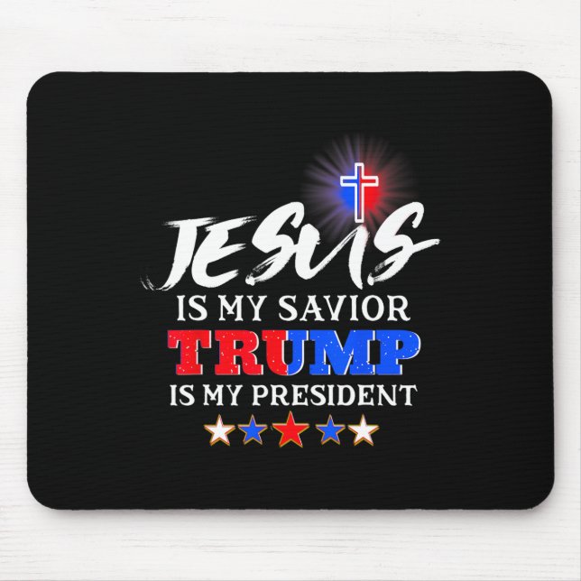 Är min Savior Trump min president Christian? Musmatta (Framsidan)