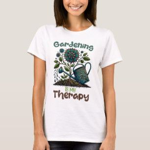 är min Therapy White T- Shirt T