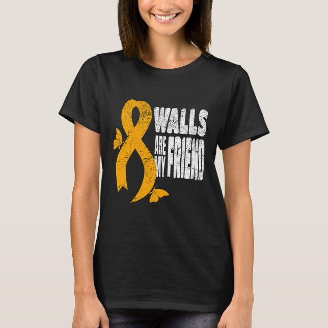 Är min vän Roligt Många Sclerosis Walking Ai? T Shirt (Framsida)