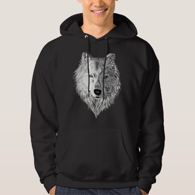 Är min Varg Hoodie (Framsida)