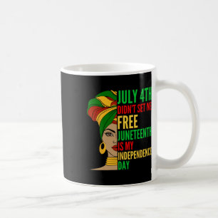 Är Mina civila Höger i Independence day Black Hist Kaffemugg