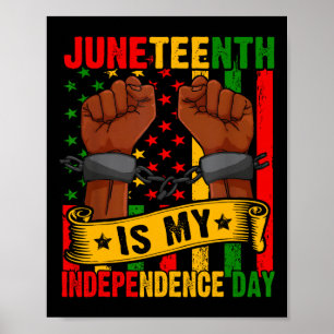 Är mina Independence day-fria kvinnor i Ish Black Poster