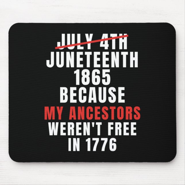 Är mitt Independence day inte 4 juli? Musmatta (Framsidan)