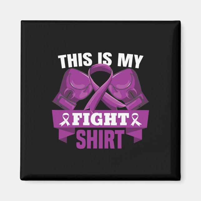 Är mitt stöd för kampen mot fibromyalgi starkt? magnet (Framsidan)
