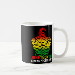 Är My Independence day Afro American African 1865? Kaffemugg