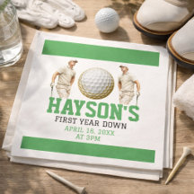 År ner, golf på! 1-års födelsedagsfest