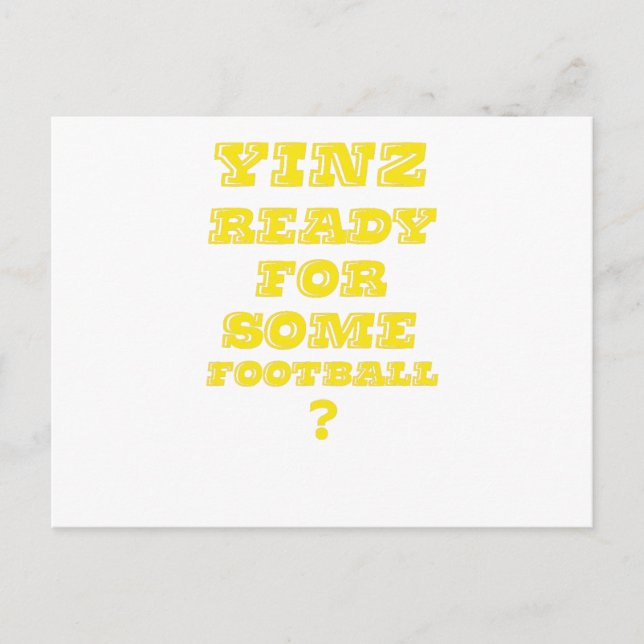Är ni redo för lite fotboll vykort (Framsida)