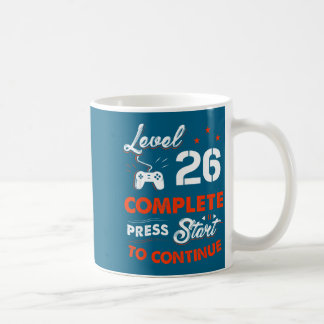 År Nivå 26 Komplett Fortsätt Födelsedag Kaffemugg