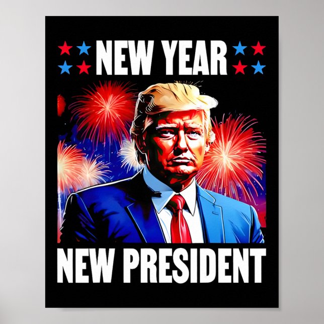 År Ny ordförande Trump 2024 Poster (Framsidan)