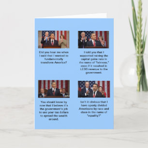 Är Obama en socialist?  Likställer 2 plus 2 4? Kort