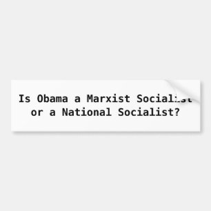 Är Obama per marxistiska Socialistor en medborgar Bildekal