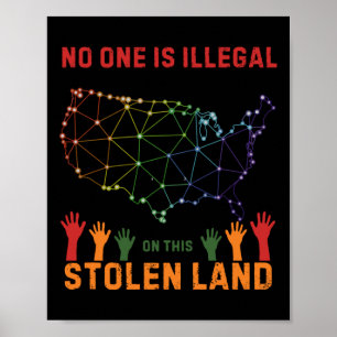 Är olagligt i denna stulna markschaktare poster