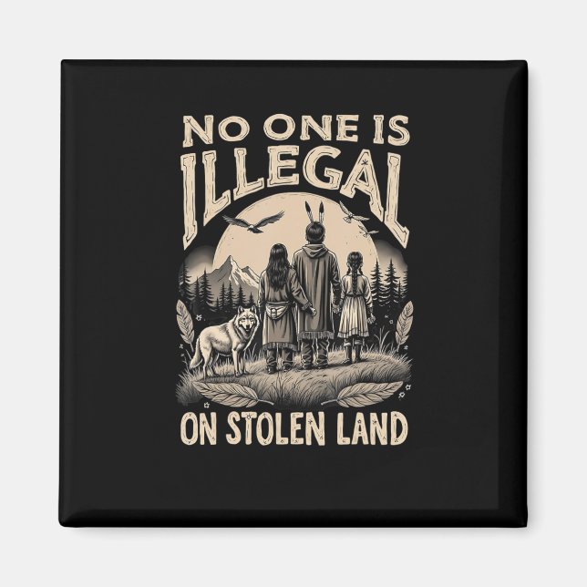 Är olagligt på stenland 90-talet magnet (Framsidan)