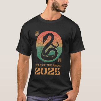 År Orm 2025 Kinesiskt Nyår Zodiak Orm T Shirt