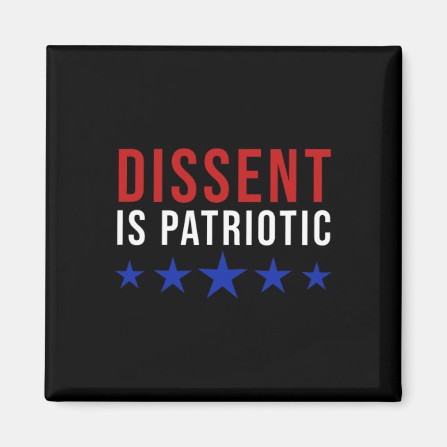Är patriotisk - feministisk aktivistprotest magnet (Framsidan)