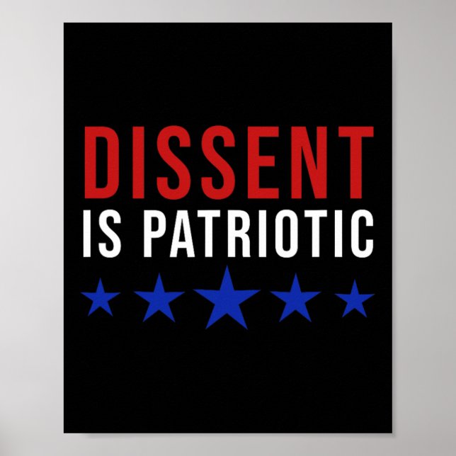 Är patriotisk - feministisk aktivistprotest poster (Framsidan)