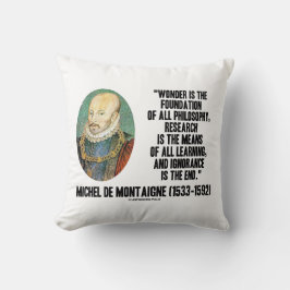 är Philosophy Montaignes stiftelse Kudde