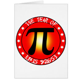 År Pi 3/14/15 9:26:53 Hälsningskort