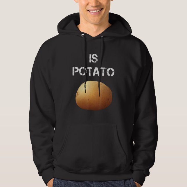Är potatis 4 hoodie (Framsida)