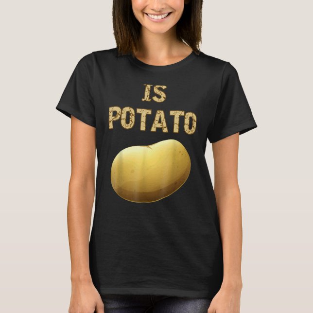 Är potatis enligt vad som framgår på TV-sändning s T Shirt (Framsida)