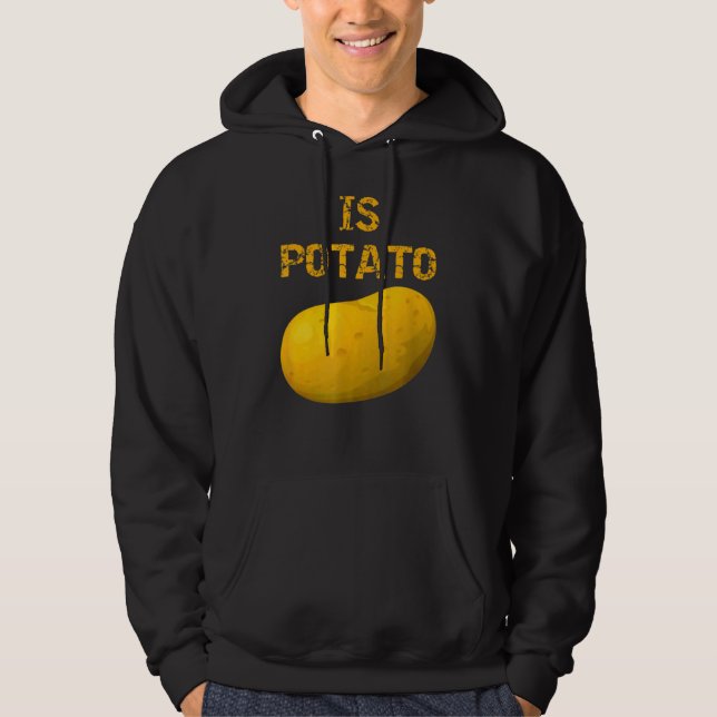 Är potatis enligt vad som framgår på TV-sändningar Hoodie (Framsida)