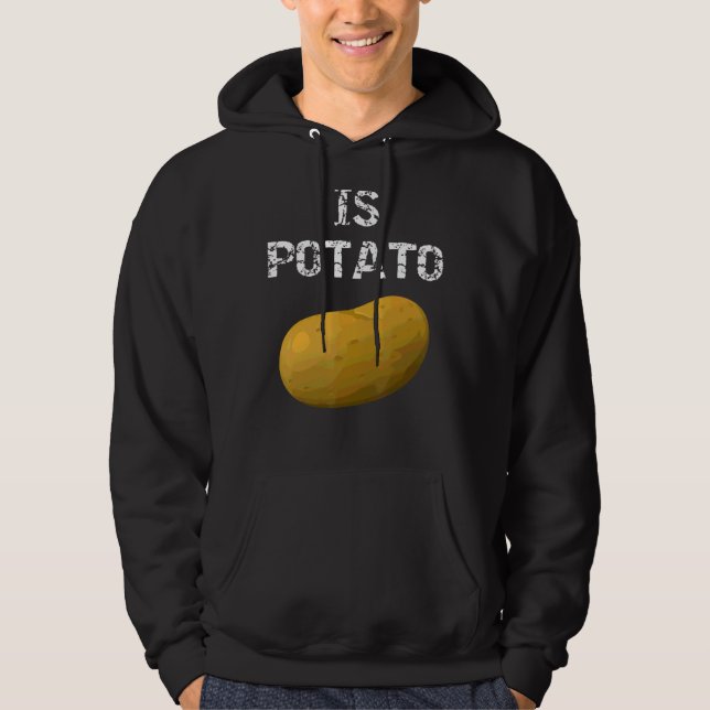 Är potatis enligt vad som framgår på TV-sändningar Hoodie (Framsida)