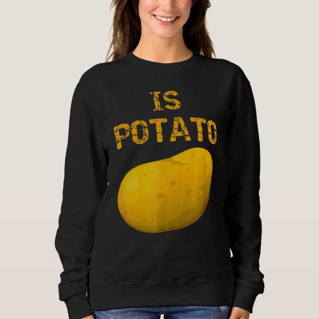 Är potatis enligt vad som framgår på TV-sändningar T Shirt (Framsida)