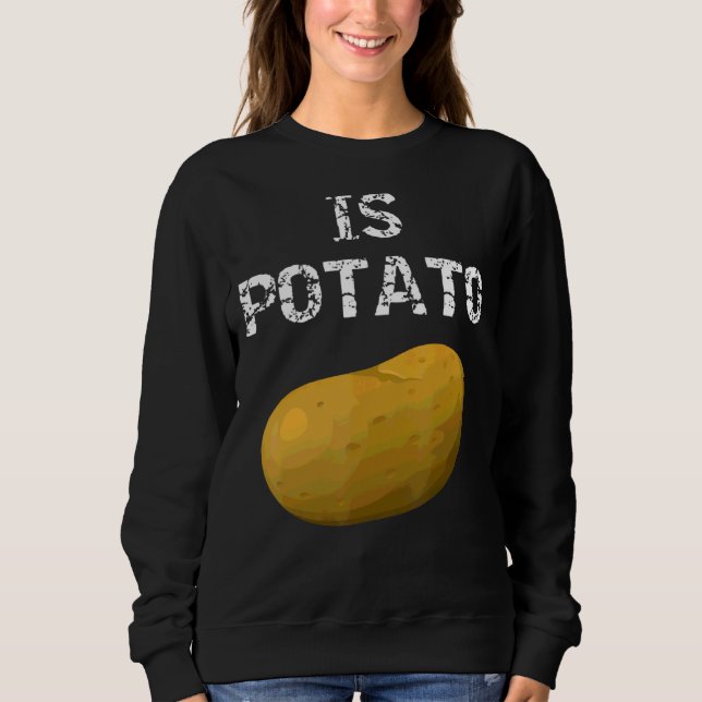 Är potatis enligt vad som framgår på TV-sändningar T Shirt (Framsida)