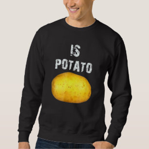 Är potatis i tv enligt vad som visas på sena kväll lång ärmad tröja