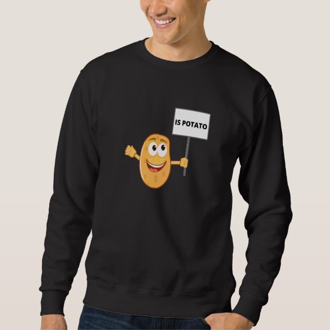 Är potatis lång ärmad tröja (Framsida)