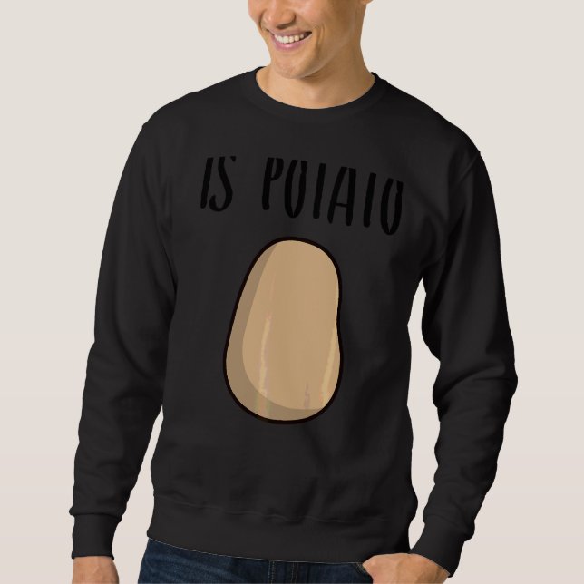 Är potatis lång ärmad tröja (Framsida)