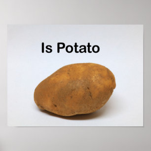 Är potatis Poster